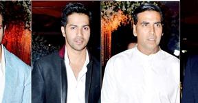 Hrithik Roshan, Akshay Kumar,Varun Dhawan: Dapper actors spotted at a wedding